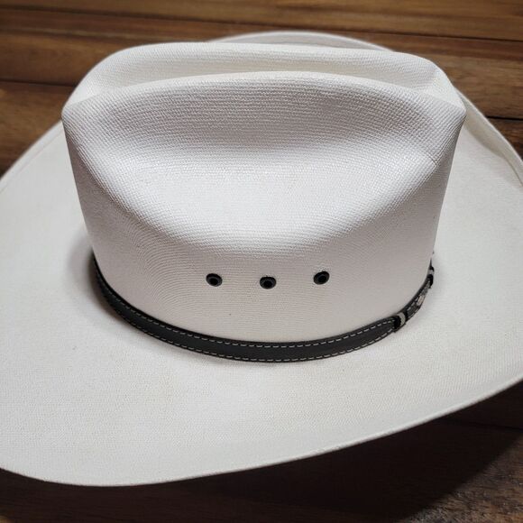 Down N Dirty Hat Ivory Canvas Cowboy Hat - Size Large - Picture 8 of 11